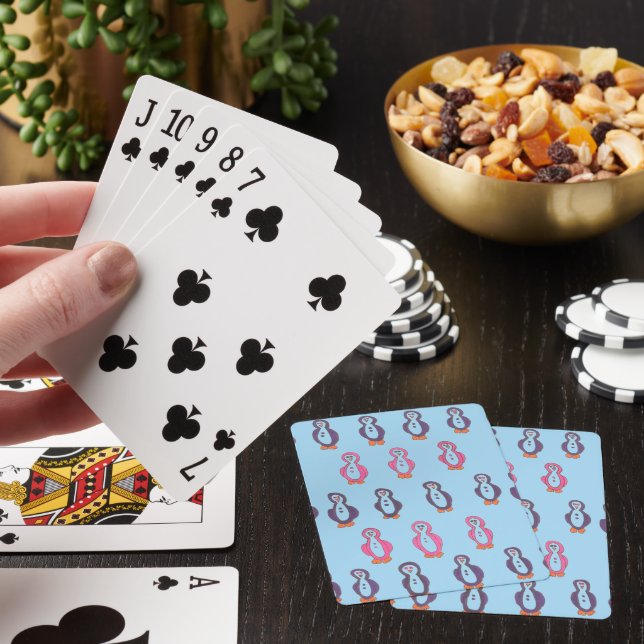 Jeu De Cartes Pingouins amusants Jouer aux cartes (In Situ)