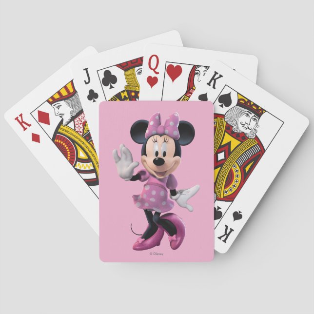 Jeu De Cartes Pink Minnie | Cartes de lecture de Pose mignonnes (dos)