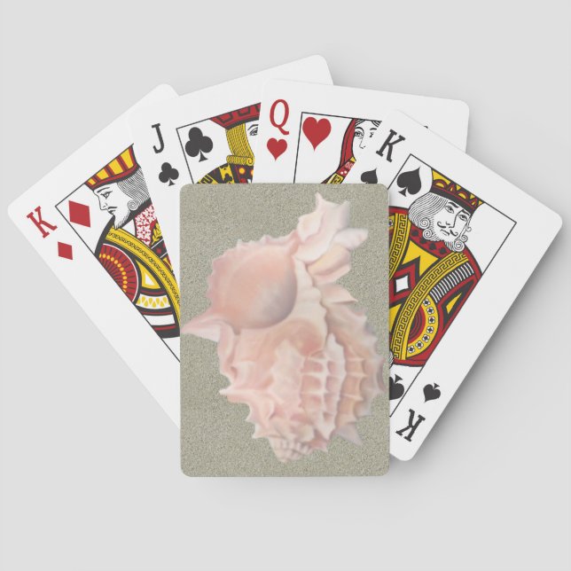 Jeu De Cartes Pink Seashell Bicycle® Play (dos)