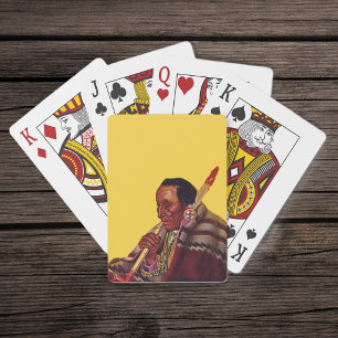 Jeu De Cartes Pipe à paix de guerrier amérindien vintage