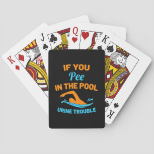 Jeu De Cartes Pipe De Bain Dans La Piscine