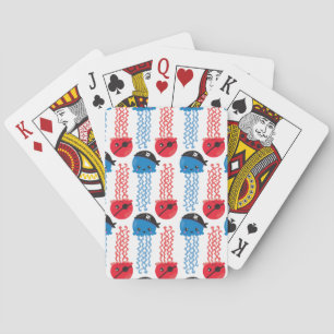 Jeu De Cartes Pirate Jellyfish, Motif de méduses, Sea Animaux