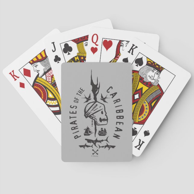 Jeu De Cartes Pirates des Caraïbes 5 | Conserver Au Code (dos)