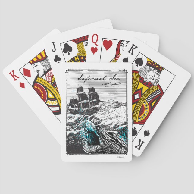 Jeu De Cartes Pirates des Caraïbes 5 | Mer infernale (dos)