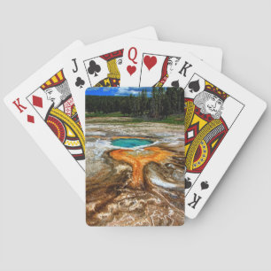 Jeu De Cartes Piscine de courant ascendant de Yellowstone
