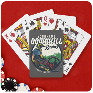 Jeu De Cartes Piste de vélo de montagne personnalisée pour la co