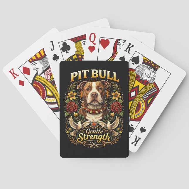 Jeu De Cartes Pit Bull : Force Délicate (dos)