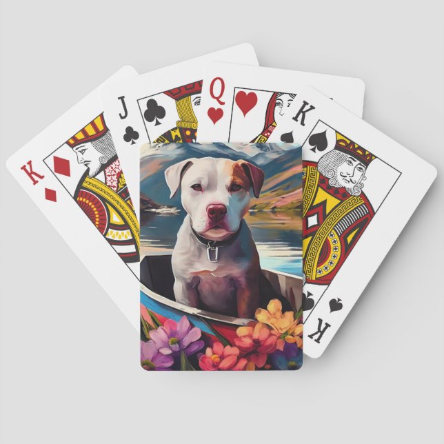 Jeu De Cartes Pitbull sur une pagaie : une aventure Pittoresque (dos)