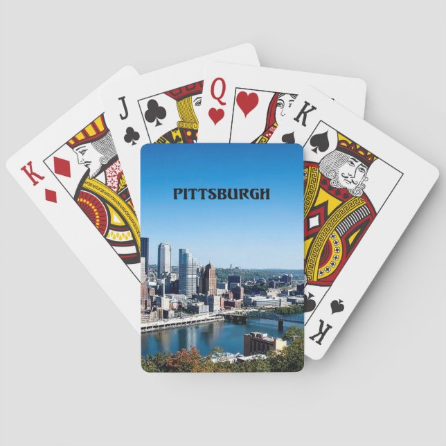 Jeu De Cartes Pittsburgh, Pennsylvanie JOUER AUX CARTES (dos)