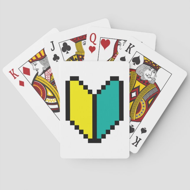 Jeu De Cartes Pixel 8 bits Wakaba / Mark Shoshinsha (dos)