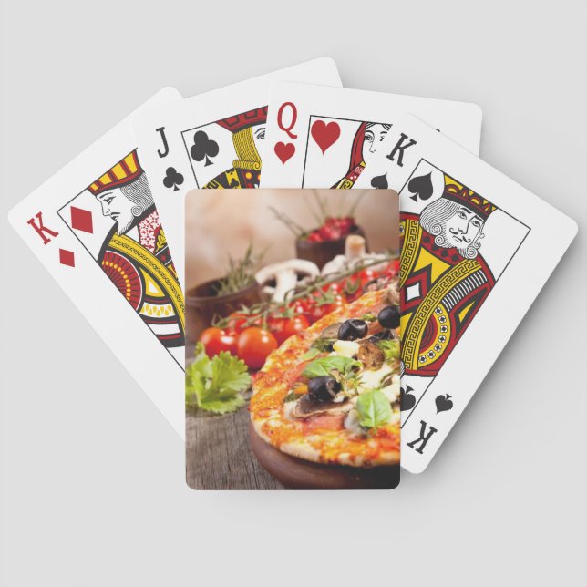 Jeu De Cartes Pizza italienne fraîche (dos)