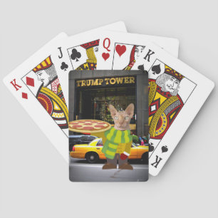 JEU DE CARTES PIZZA LIVRAISON CAT NYC CARTES DE JEU