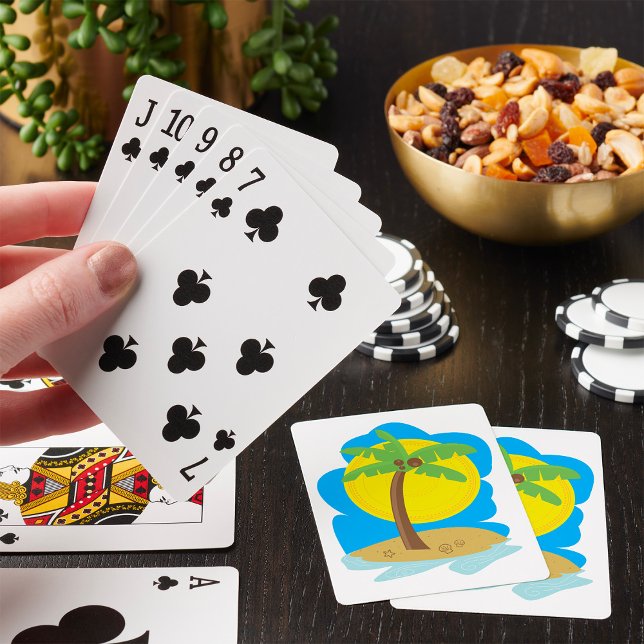 Jeu De Cartes Plage aux Palmiers (Créateur téléchargé)
