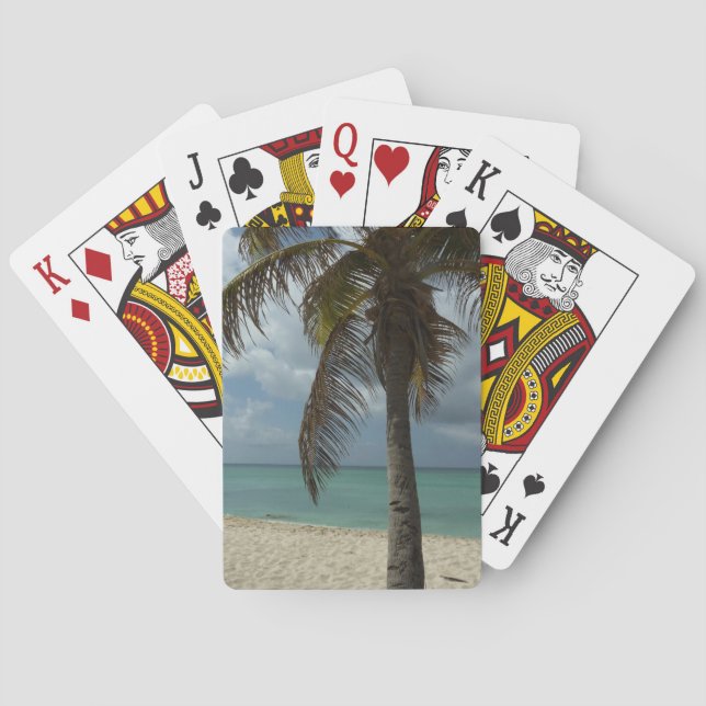 Jeu De Cartes Plage d'Aruba I Belle Scène Nature (dos)