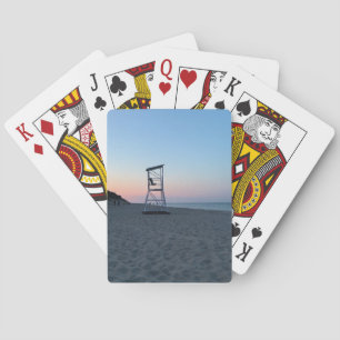 Jeu De Cartes Plage de Wellfleet à Sunset