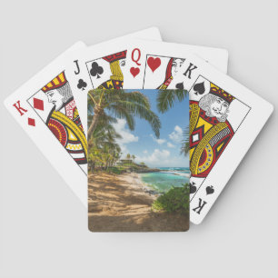 Jeu De Cartes Plage Maui, Hawaï de crique de Kuau