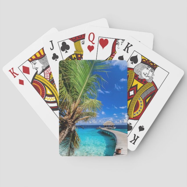 Jeu De Cartes Plages tropicales | Dusit Thani Maldives (dos)