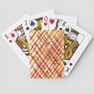 Jeu De Cartes Plaid brûlé