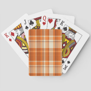 Jeu De Cartes Plaid orange