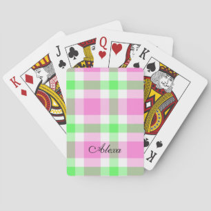 Jeu De Cartes Plaid Personnalisé