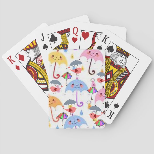 Jeu De Cartes Plain Playing Card Deck (dos)
