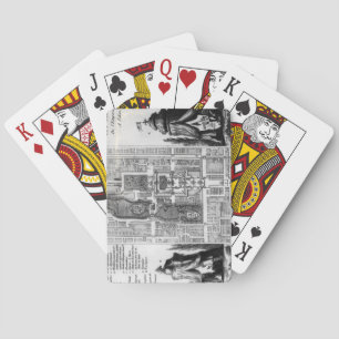 Jeu De Cartes Plan des jardins de l'empereur de Pékin, d'après