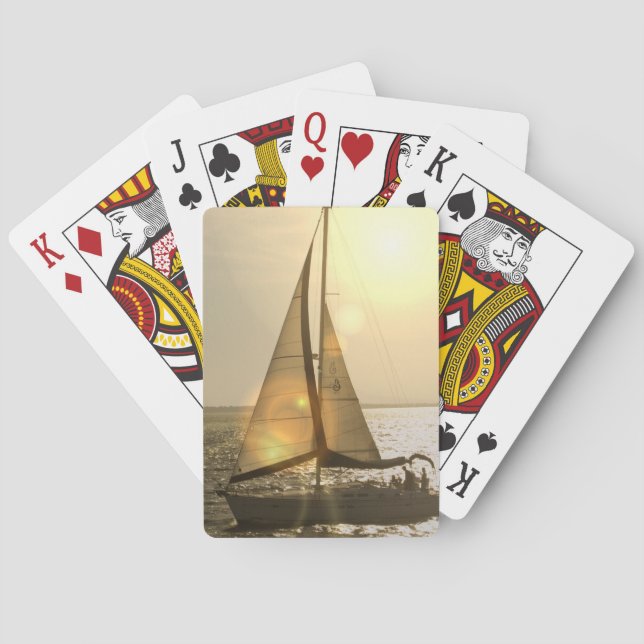 Jeu De Cartes Planche à voile Dusk de cartes (dos)