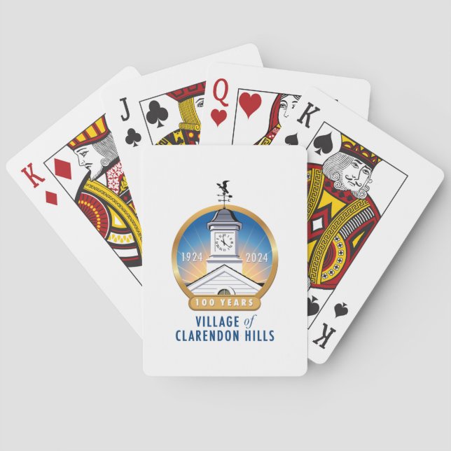 Jeu De Cartes Planche de cartes 100 ans (dos)