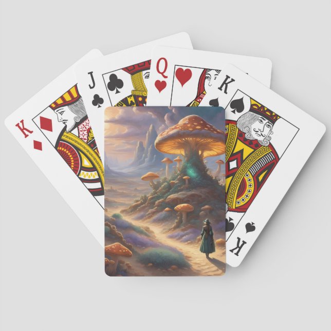 Jeu De Cartes Planète de champignons magiques (dos)