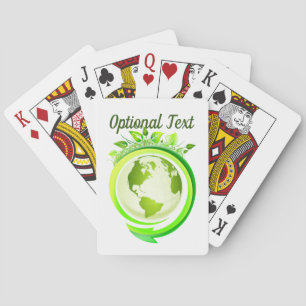 Jeu De Cartes Planète verte jour des terres