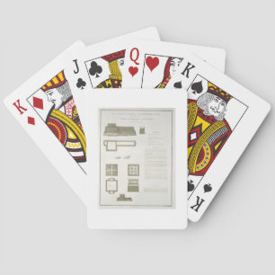 Jeu De Cartes Plans, sections et élévations de la Grande Muraill