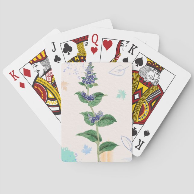 Jeu De Cartes Plante (dos)