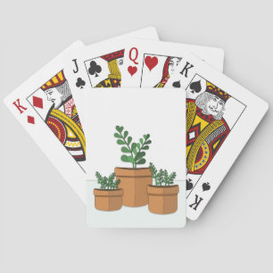 Jeu De Cartes Plantes pointillés