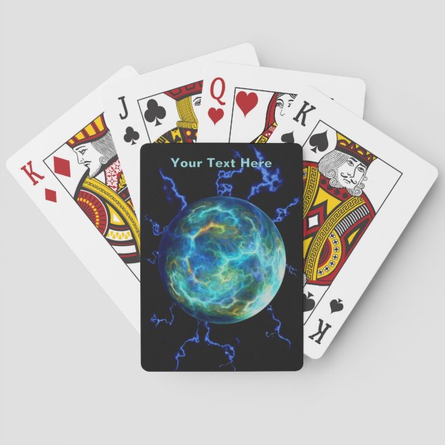 Jeu De Cartes Plasma électrique (dos)