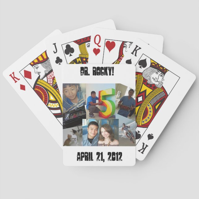 Jeu De Cartes Plate-forme 3 de Dr. Rocky (dos)