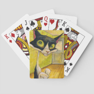 Jeu De Cartes Plate-forme de chat de Hall des cartes