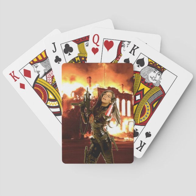 Jeu De Cartes Plate-forme de cobra d'AOC (dos)