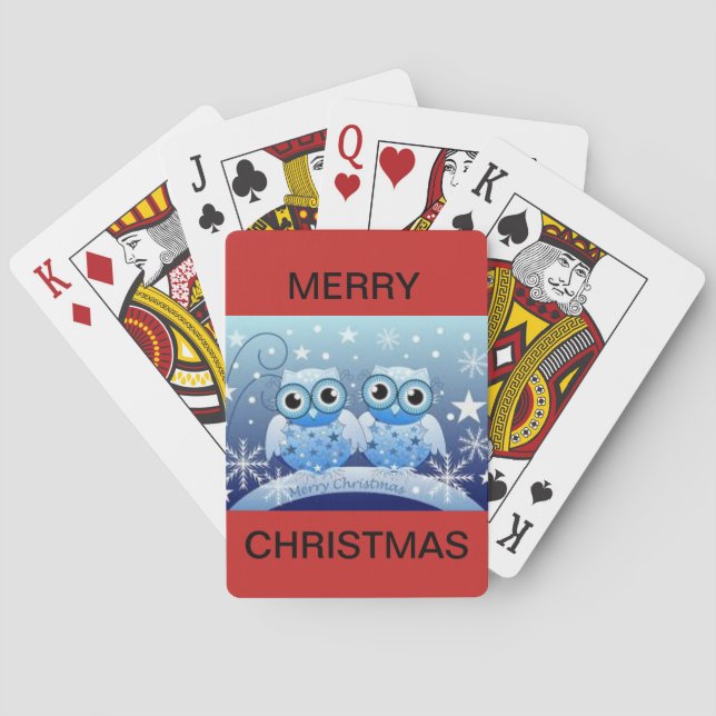 Jeu De Cartes Plate-forme de Noël des cartes de jeu (dos)
