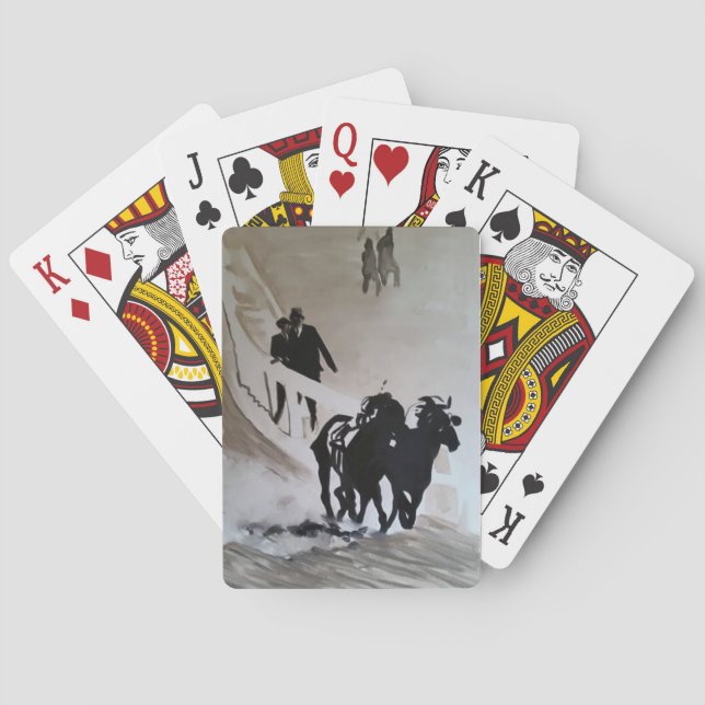 Jeu De Cartes Plate-forme de Seabiscuit des cartes (dos)
