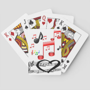 Jeu De Cartes Plateau de carte de lecture de musique