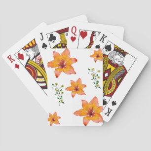 Jeu De Cartes Plateau de cartes de jeu floral