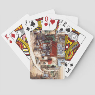 Jeu De Cartes Plateau en toile d'art de Jouer aux cartes