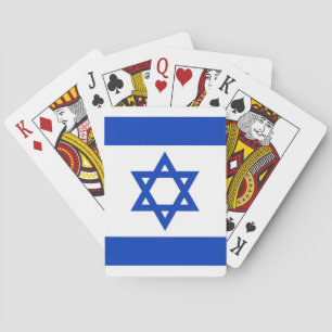 Jeu De Cartes Playing Cards with Flag of Israel