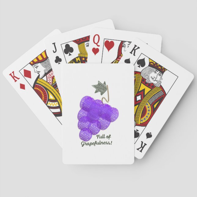 Jeu De Cartes Plein de raisins (dos)