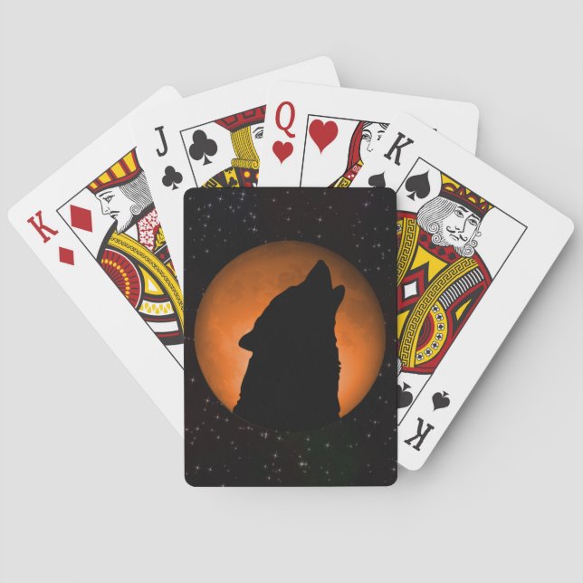 Jeu De Cartes Pleine lune du loup (dos)