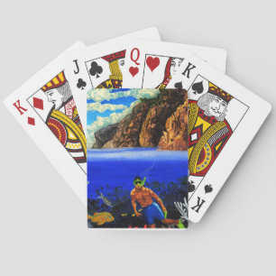 Jeu De Cartes Plongée en apnée à Black Rock 