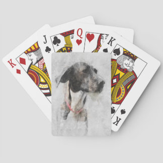 Jeu De Cartes Plott Hound Jouant Des Cartes