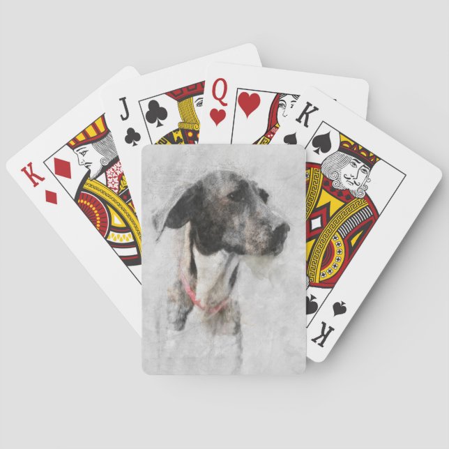 Jeu De Cartes Plott Hound Jouant Des Cartes (dos)