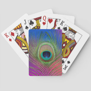 Jeu De Cartes Plume de la queue d'un paon