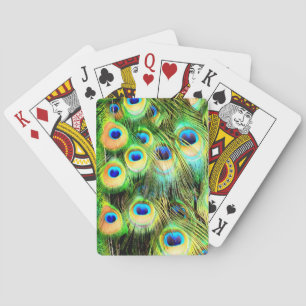 Jeu De Cartes Plumes de paon Jouer des cartes